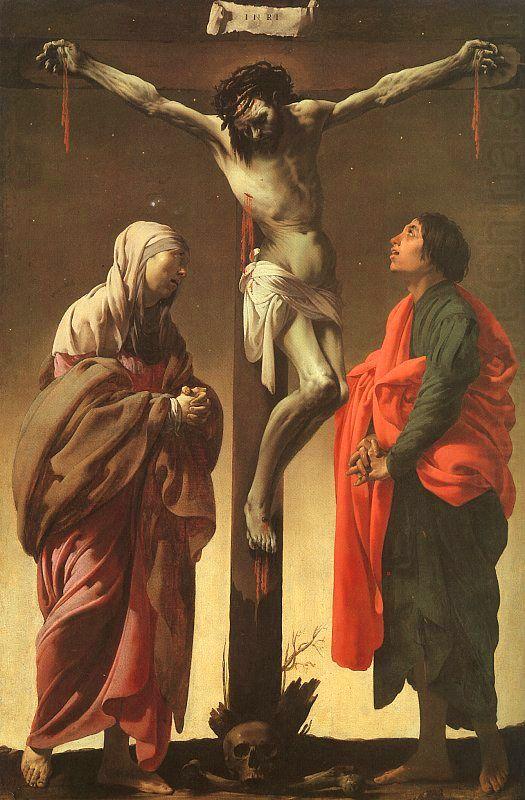 Hendrick Terbrugghen The Crucifixion with the Virgin and St.John china oil painting image